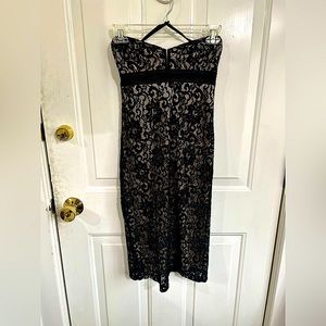 Arden b vintage strapless dress